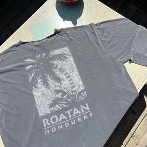 Comfort Colors Roatan Honduras Long Sleeve Graphic Tee Shirt